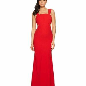 NWT Jill Jill Stuart Women's Red Formal Cut Prom or Wedding Dress Gown